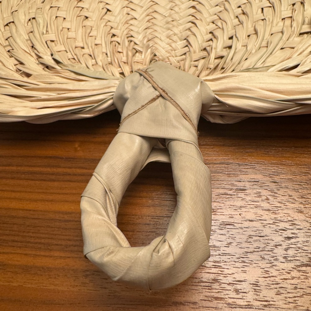 Filipino Pamaypay Abaniko Woven Buri Palm Leaf Souvenir Hand Fan, Philippines
l - Picture 2 of 7